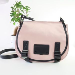 Rebecca Minkoff Military Satin Nylon Saddle Bag
